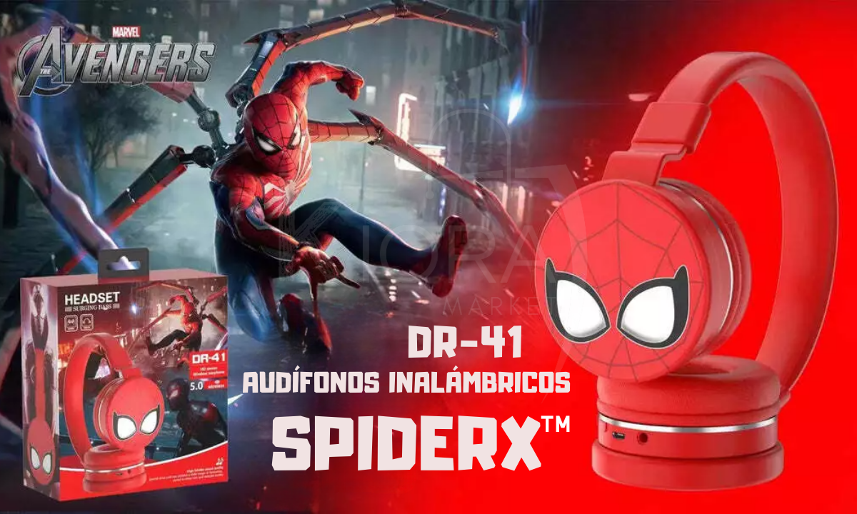 SpiderX™ Audífonos Inalámbricos Spiderman